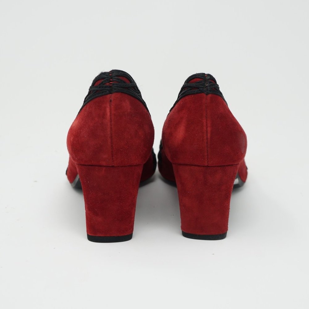 Italian Suede Pumps - Picture 5 of 8